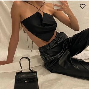 Princess Polly JULIA TOP BLACK